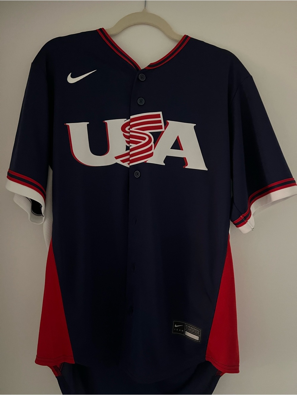 Aaron Judge 99 Nike Navy and Red Team Baseball Jersey Patch